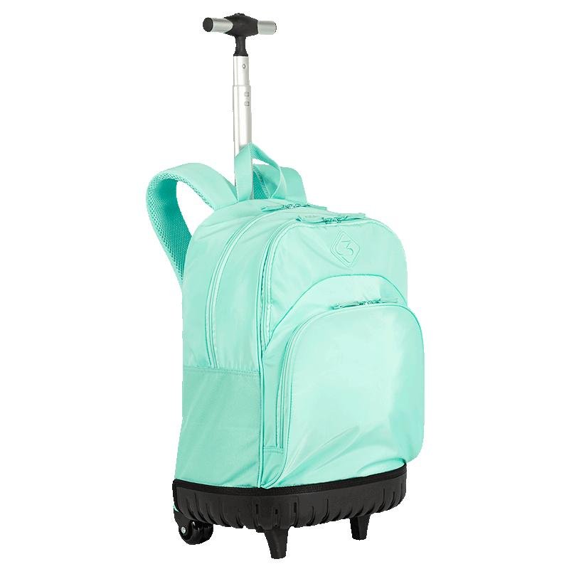 Mochila Carrinho Externo com Base Rígida Sestini Rolling 2 Verde - Água Verde 2