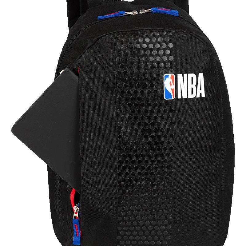 Mochila Grande NBA Basics - Preto Preto 5