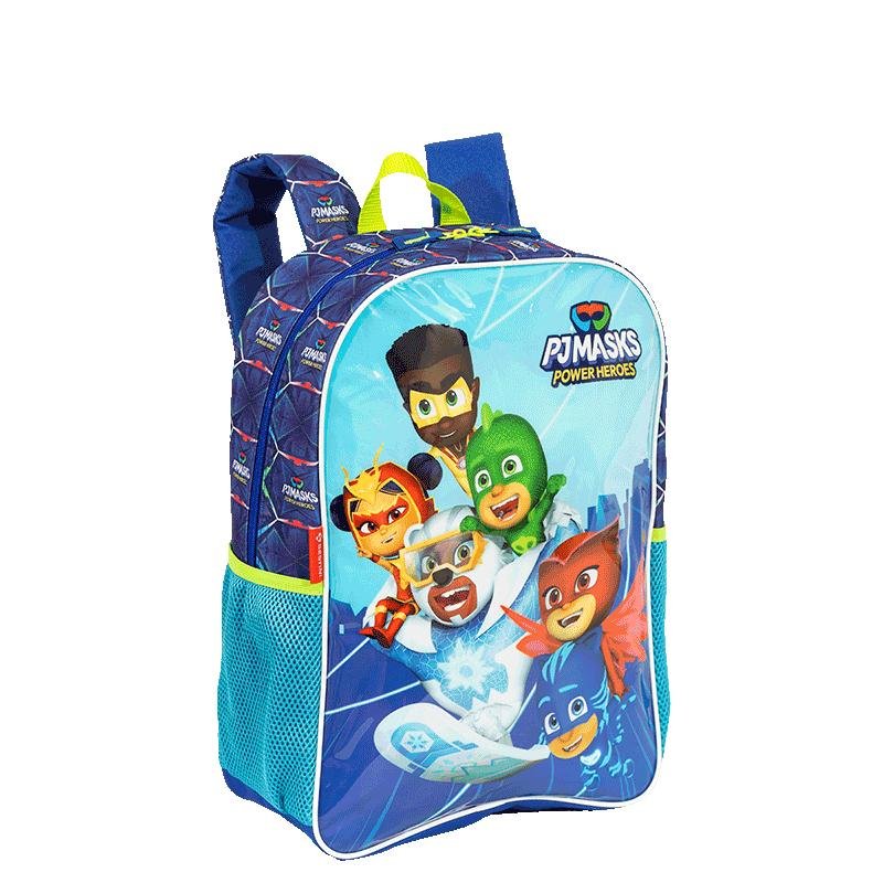 Mochila Grande PJ Masks Power Heroes - Colorido Azul 2