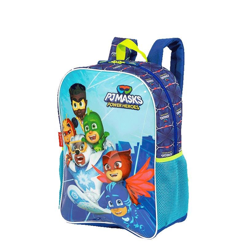 Mochila Grande PJ Masks Power Heroes - Colorido Azul 3