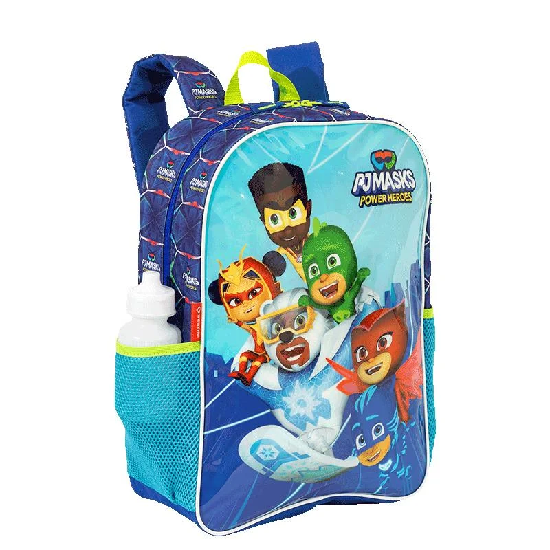Mochila Grande PJ Masks Power Heroes - Colorido Azul 5