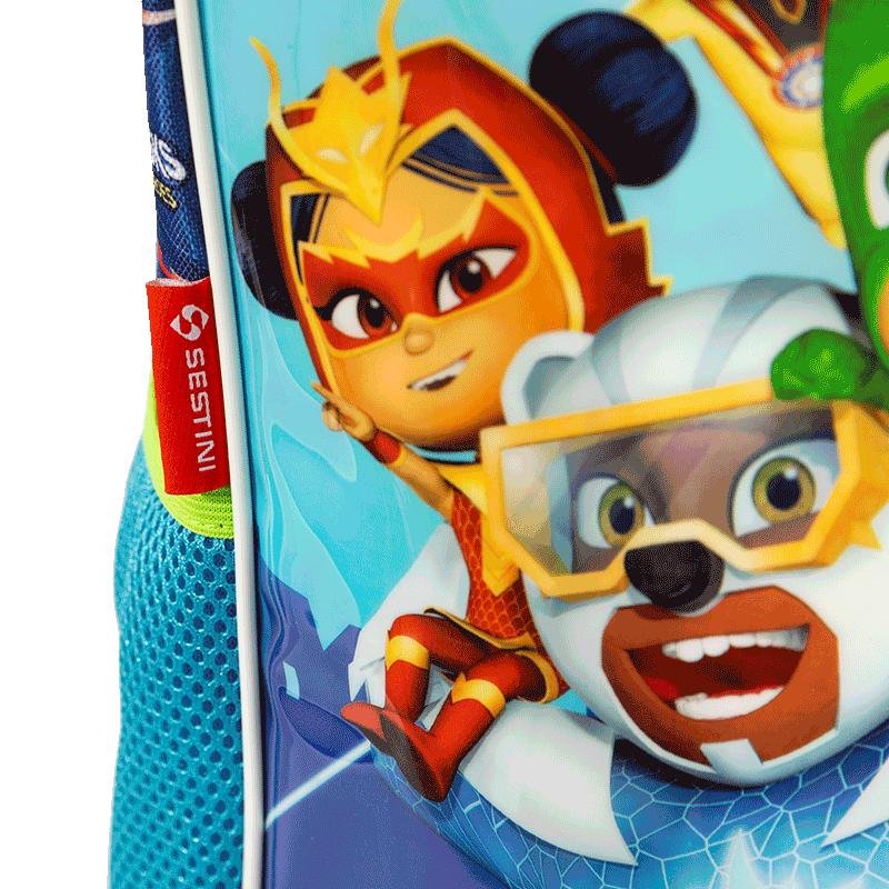 Mochila Grande PJ Masks Power Heroes - Colorido Azul 7