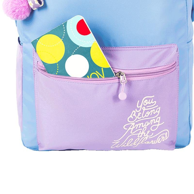 Mochila Grande Sestini Lover Roxo - Lilás Roxo/Azul 5