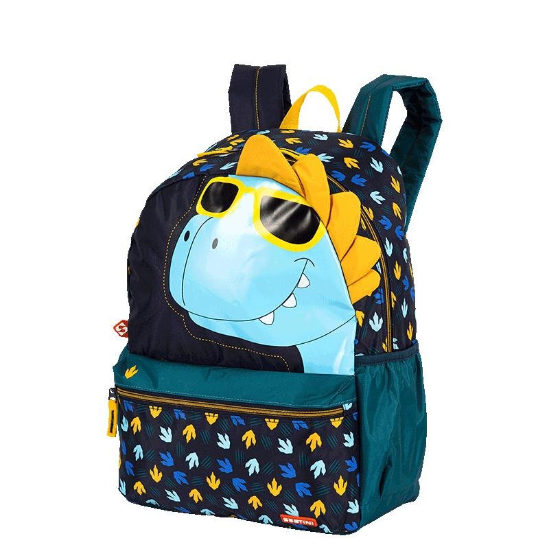 Mochila Grande Sestini Plus Dino - Colorido Multicores 3