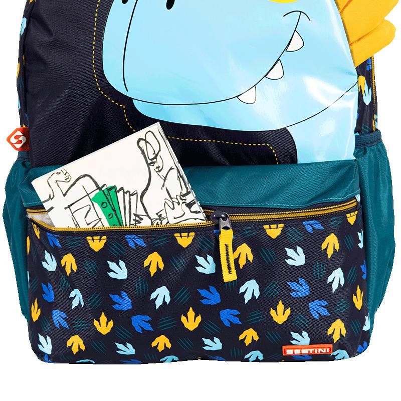 Mochila Grande Sestini Plus Dino - Colorido Multicores 5