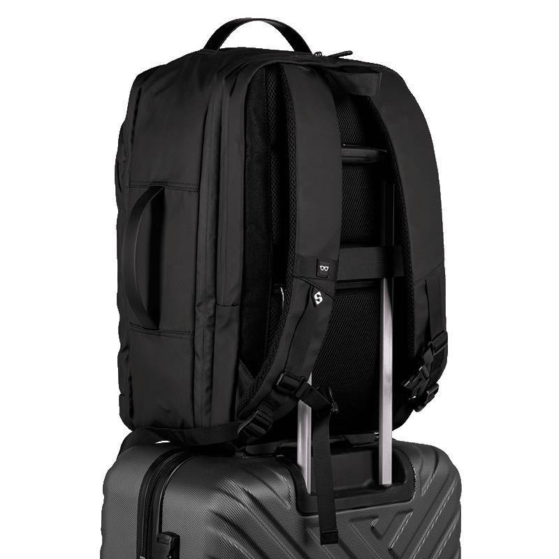 Mochila Grande 2 Compartimentos com Expansível Sestini Dry - Preto Preto 9