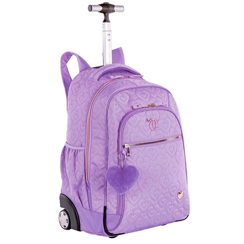 Mochila Carrinho Grande Capricho Crush - Lilás Roxo 2