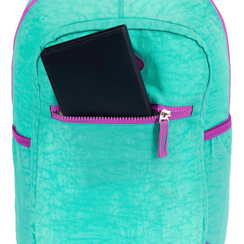 Mochila Sestini Magic Crinkle 2 Azul - Turquesa Verde/Roxo 10
