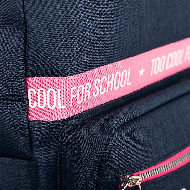 Mochila Grande Sestini Trend  Azul - Jeans Azul/Rosa 7