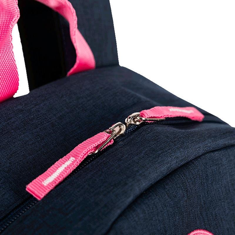 Mochila Grande Sestini Trend  Azul - Jeans Azul/Rosa 9