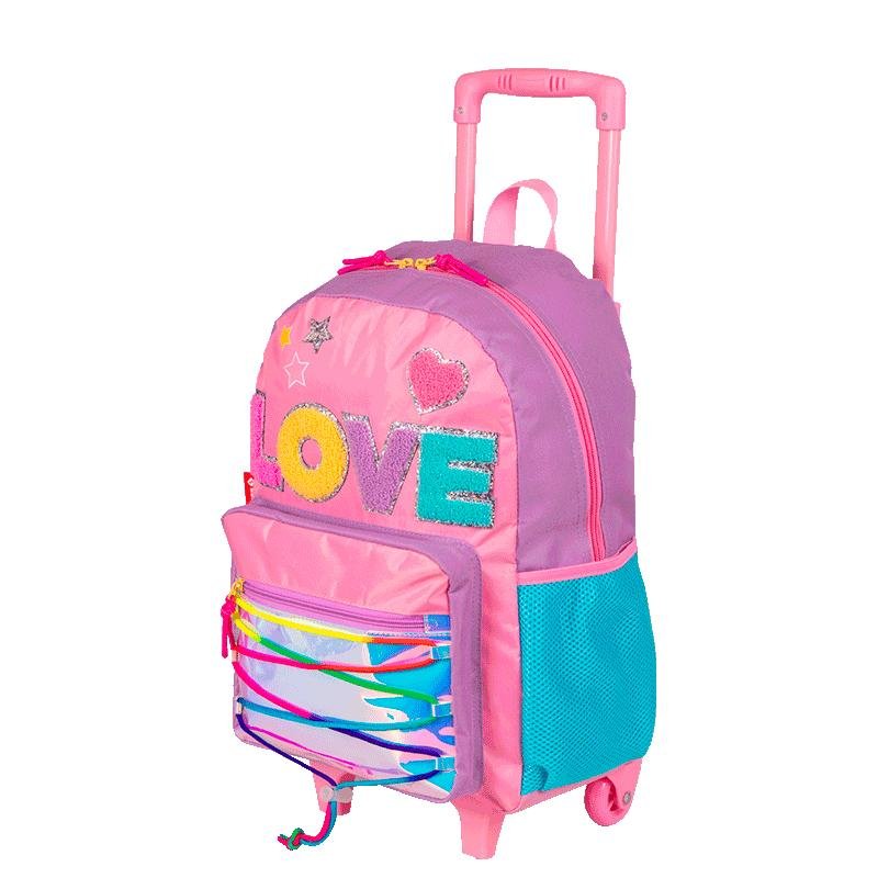 Mochilete Grande Sestini Colors Girls - Colorido Rosa 3