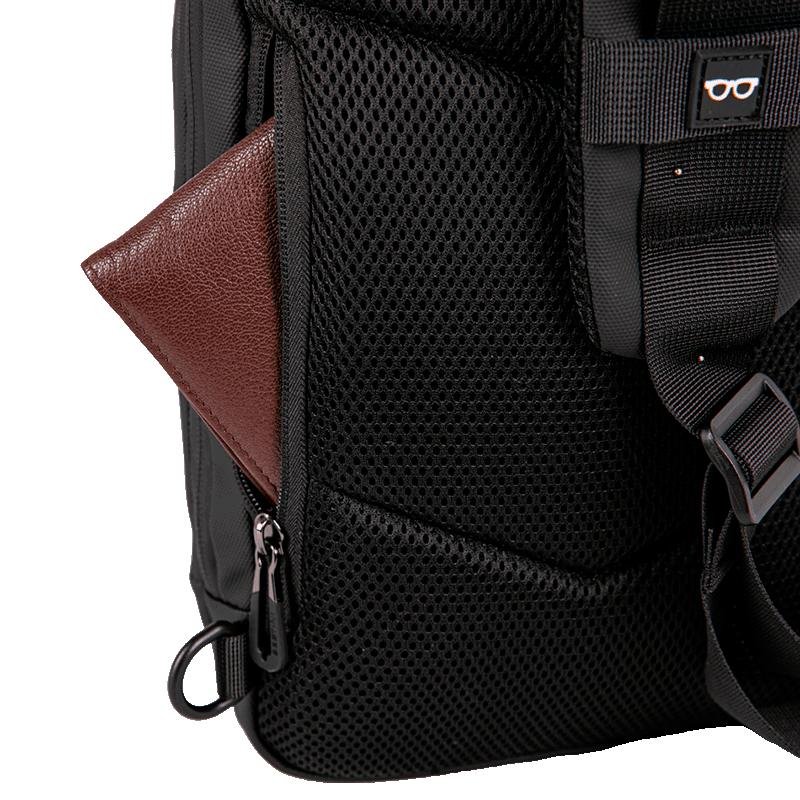 Mochila Pequena Alça Única Sestini Dry - Preto Preto 6