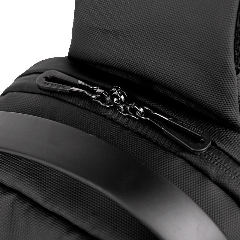 Mochila Pequena Alça Única Sestini Dry - Preto Preto 9