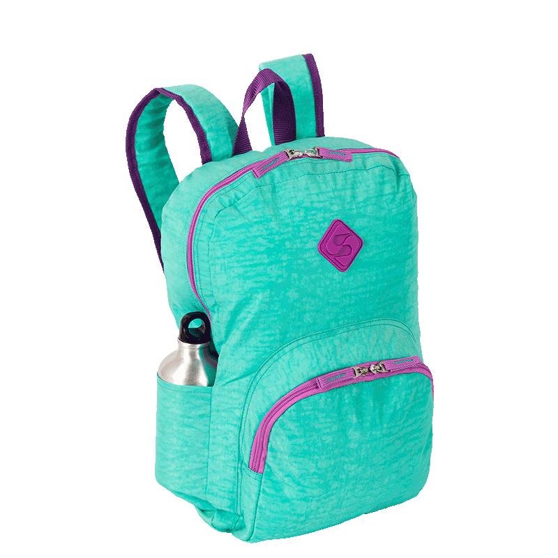 Mochila Sestini Happy Crinkle 2 Double Azul - Turquesa Verde 5