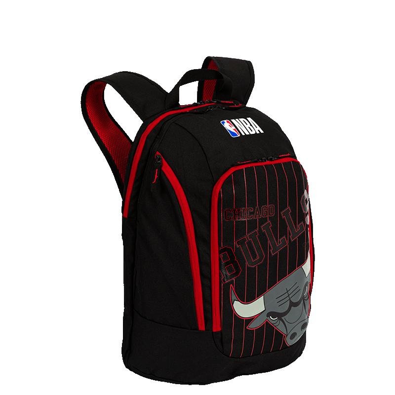 Mochila Grande 2 Compartimentos NBA Legend Chicago - Preto e Vermelho Preto/Vermelho 2