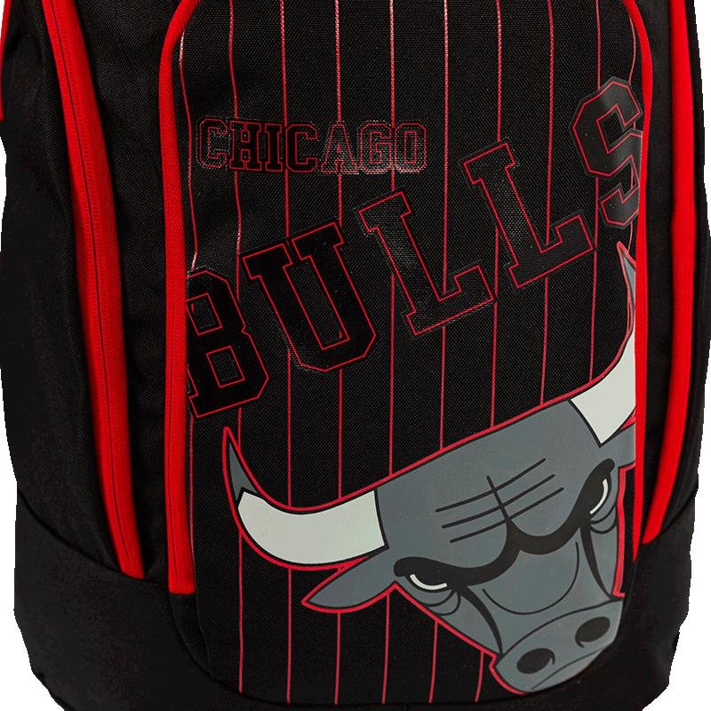 Mochila Grande 2 Compartimentos NBA Legend Chicago - Preto e Vermelho Preto/Vermelho 8