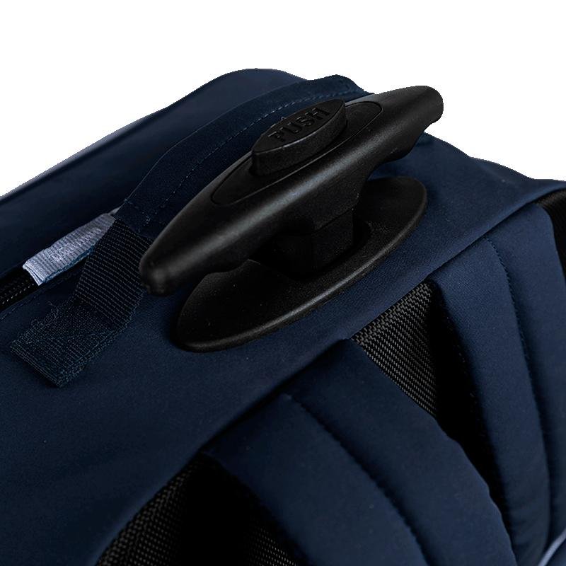 Mochila Carrinho Grande Capricho Class Cosmic Patches - Azul Azul 9