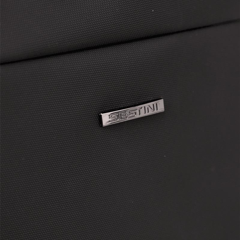 Mochila Grande 2 Compartimentos Notebook 15,6 Sestini Hydroblock Work - Preto Preto 12