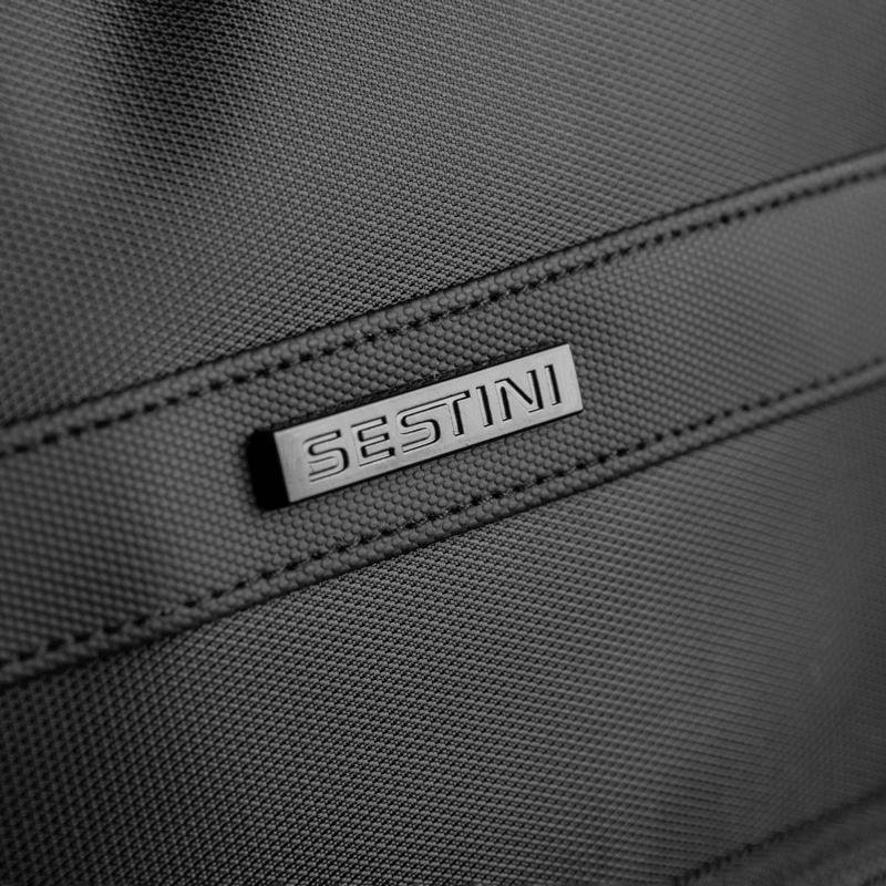 Mochila Grande 2 Compartimentos Notebook 15,6 Sestini Logic - Preto Preto 11