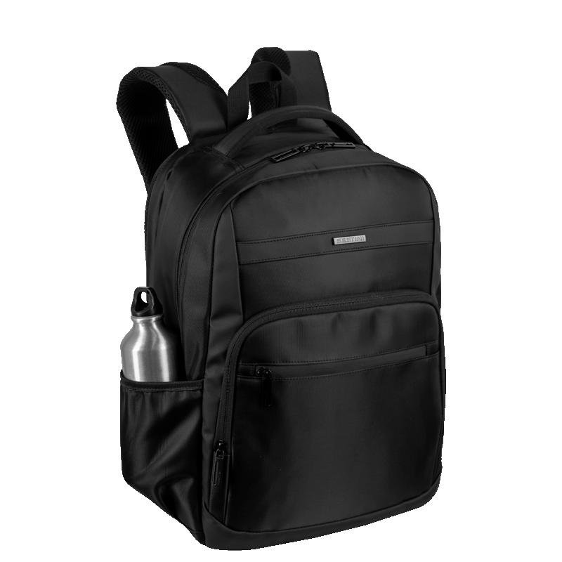 Mochila Grande 2 Compartimentos Notebook 15,6 Sestini Logic - Preto Preto 6