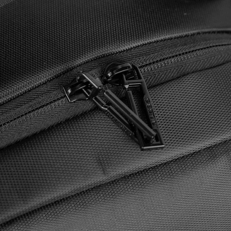 Mochila Grande 2 Compartimentos Notebook 15,6 Sestini Logic - Preto Preto 9