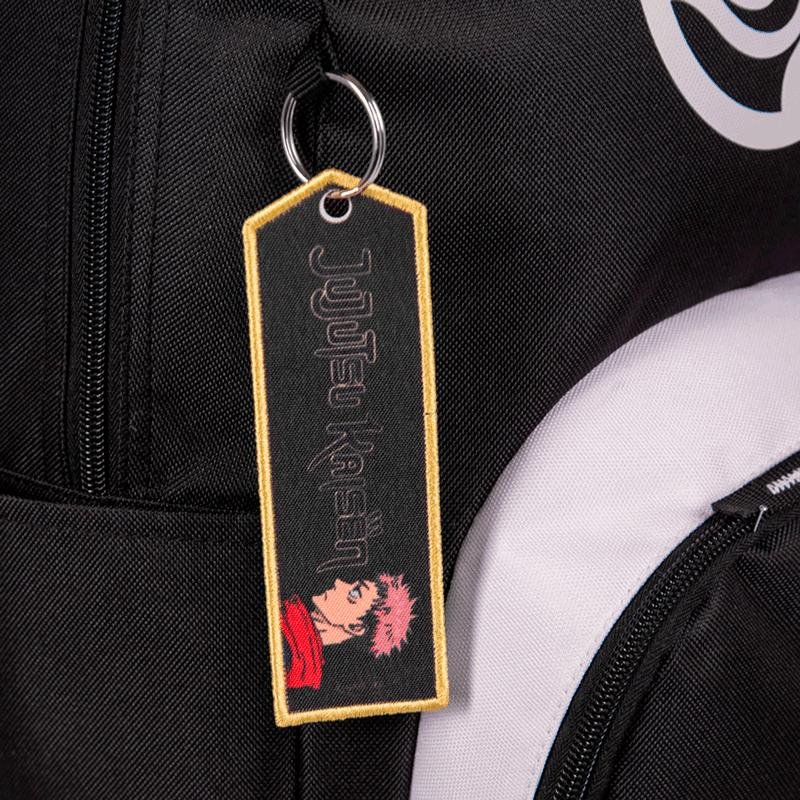 Mochilete Grande Jujutsu Anime - Colorido Preto 8