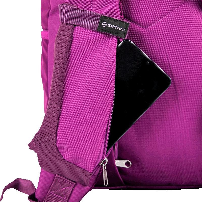 Mochila Sestini Magic 2 Roxo - Cintilante Roxo 10