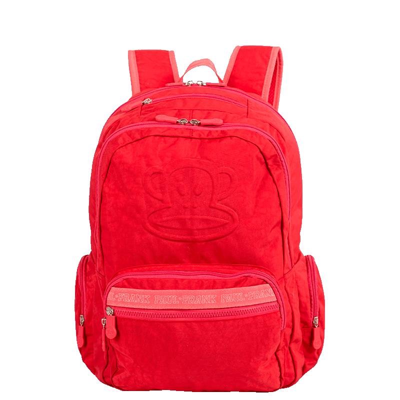 Mochila Grande 2 Compartimentos Paul Frank Classics Vermelho - Cereja