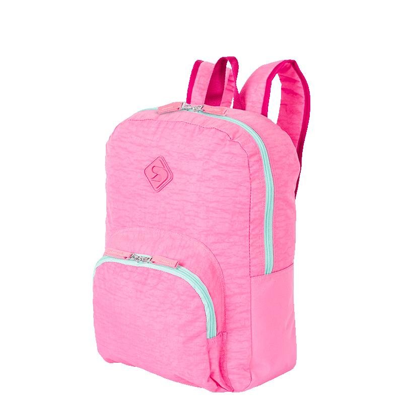 Mochila Sestini Happy  Crinkle 2 Double Rosa - Pink Rosa 3