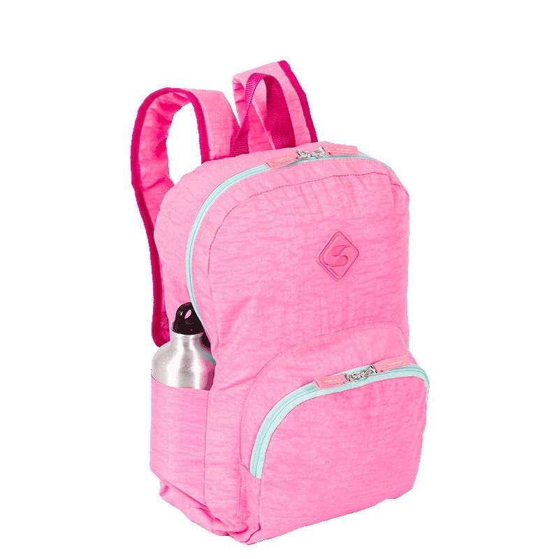 Mochila Sestini Happy  Crinkle 2 Double Rosa - Pink Rosa 5