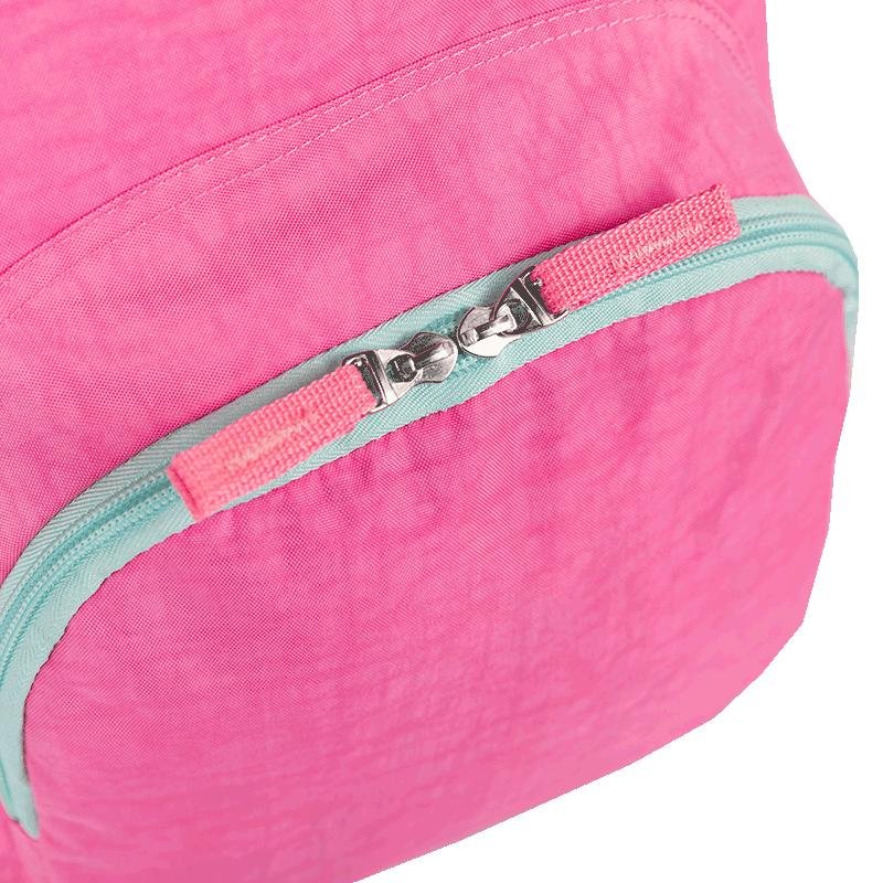 Mochila Sestini Happy  Crinkle 2 Double Rosa - Pink Rosa 6