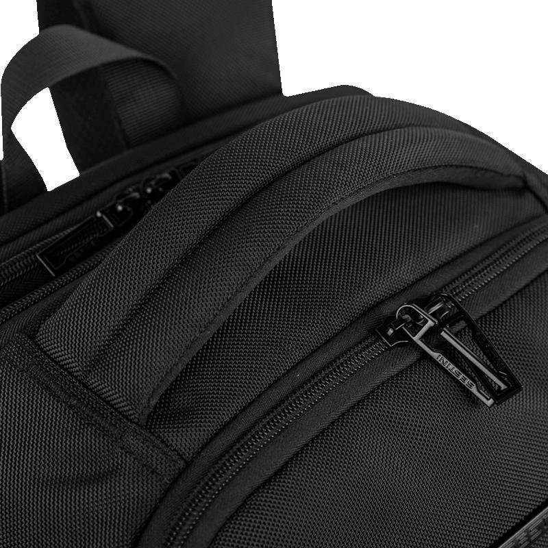 Mochila Grande 2 Compartimentos Expansivel Notebook 15,6 Sestini Nexus - Preto Preto 13