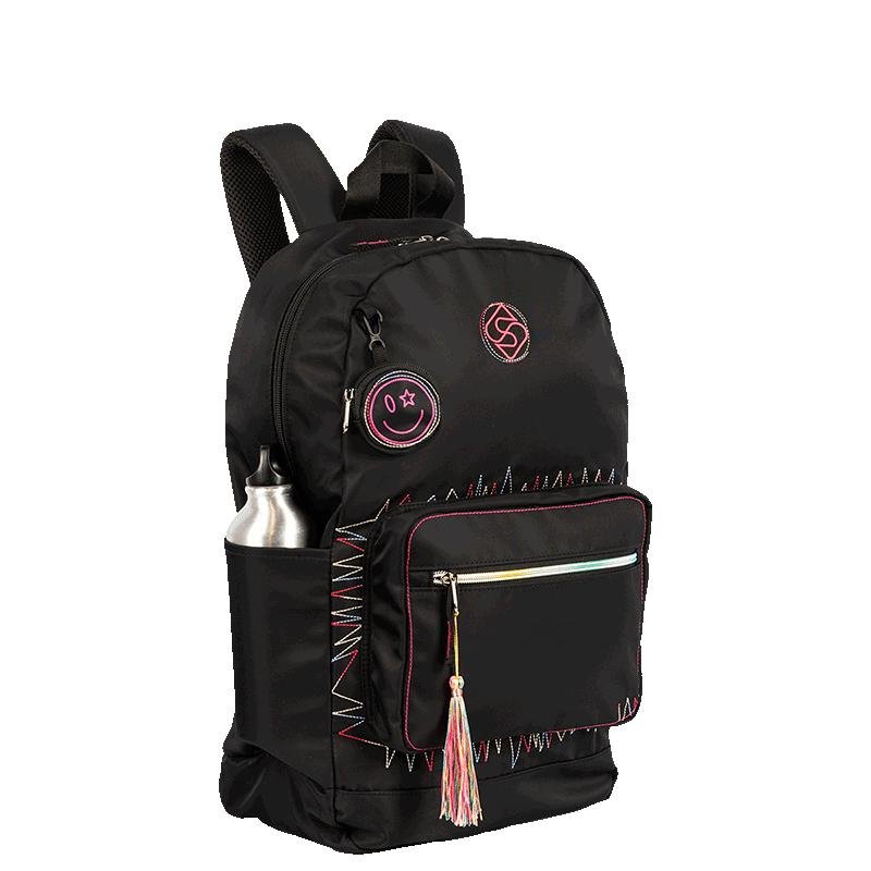 Mochila Grande Sestini Trend - Preto Preto 5