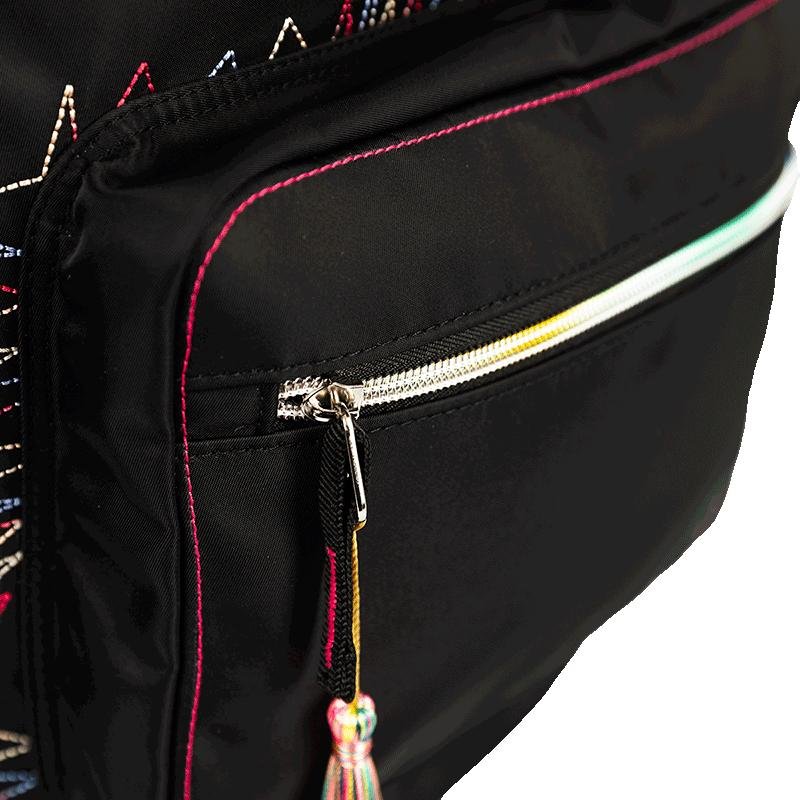 Mochila Grande Sestini Trend - Preto Preto 10