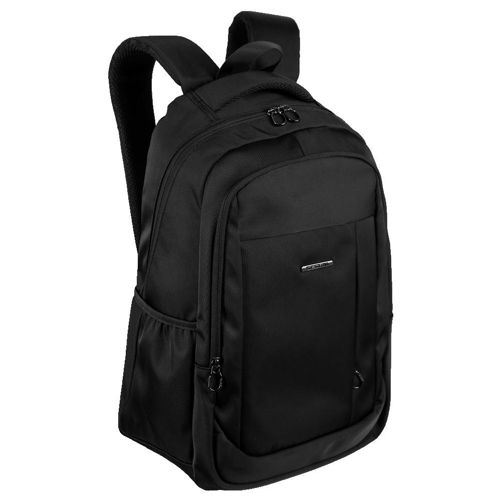 Mochila Grande 2 Compartimentos Notebook 17 Sestini Work 2 - Preto Preto 2