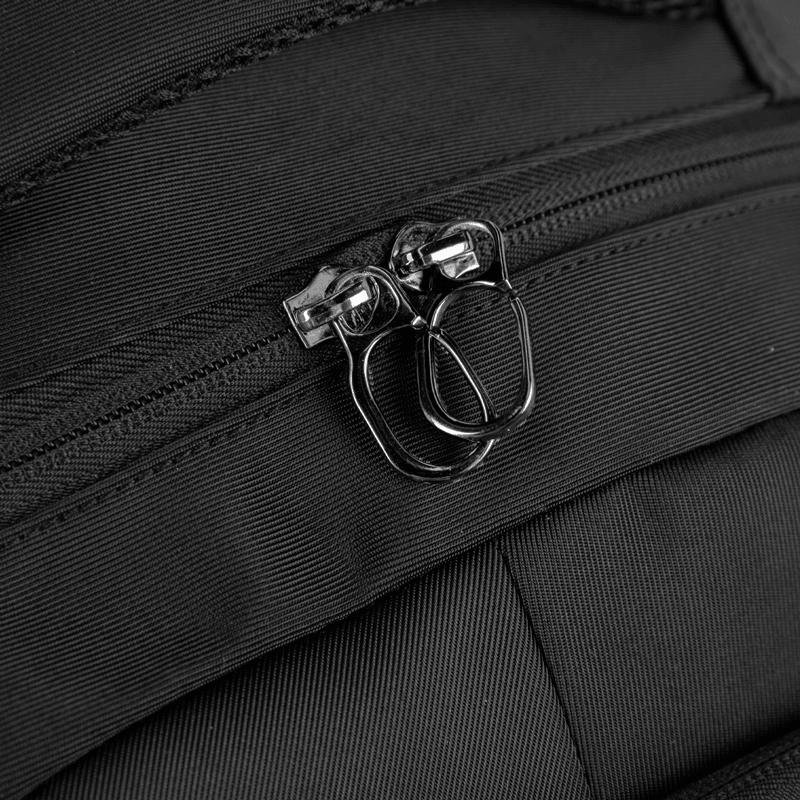 Mochila Grande 2 Compartimentos Notebook 17 Sestini Work 2 - Preto Preto 12