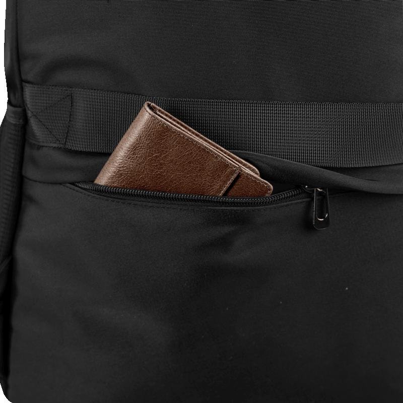 Mochila Grande 2 Compartimentos Notebook 17 Sestini Work 2 - Preto Preto 10