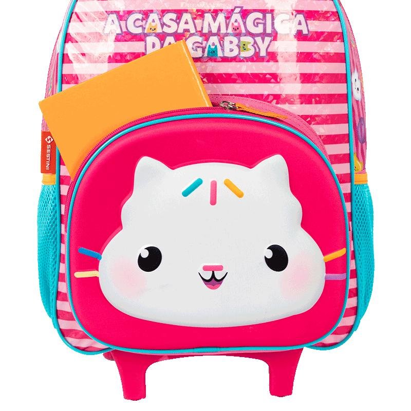 Mochilete Grande Gabby Friendship - Colorido Rosa 8