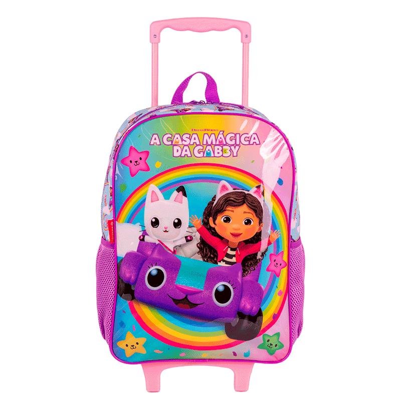 Mochilete Grande Gabby Rainbows - Colorido