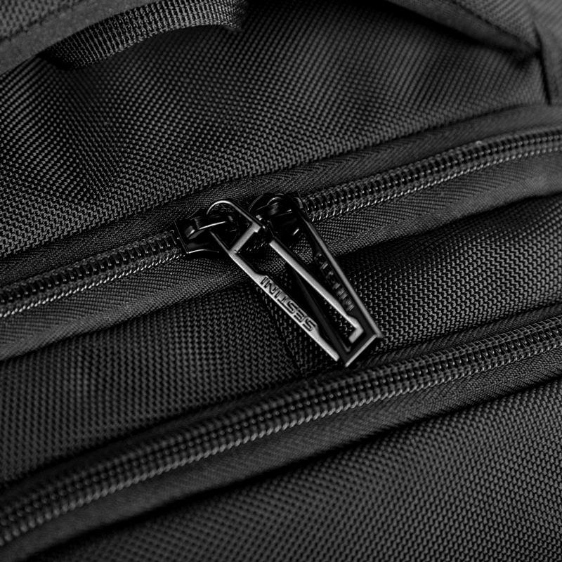 Mochila Slim Notebook 15,6 Sestini Nexus - Preto Preto 13