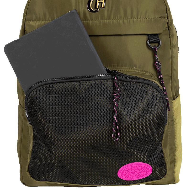 Mochila Grande Capricho Academy Verde - Militar Verde 8