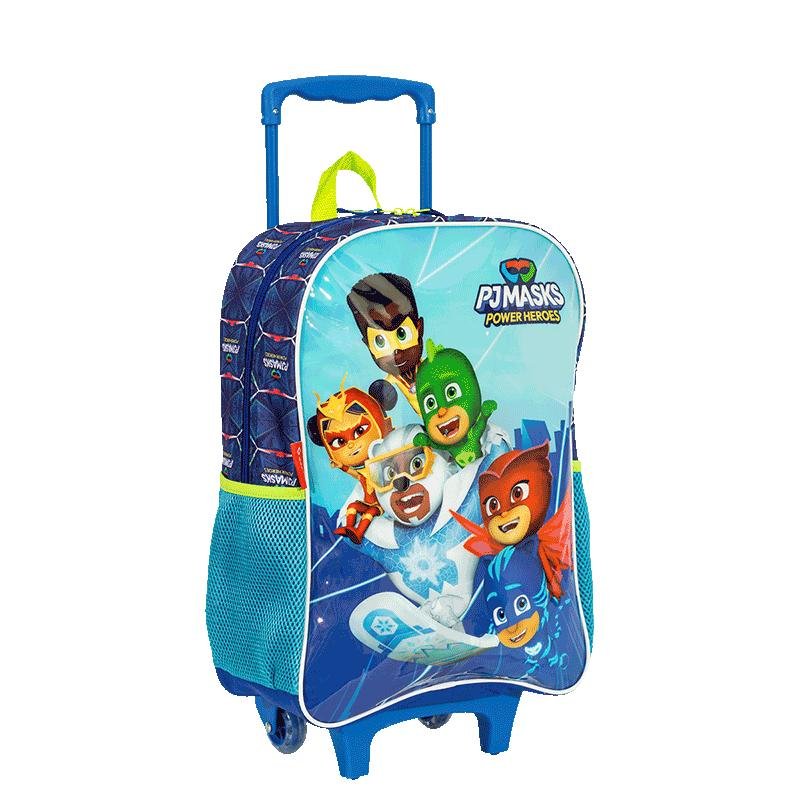 Mochilete Grande PJ Masks Power Heroes - Colorido Azul 2