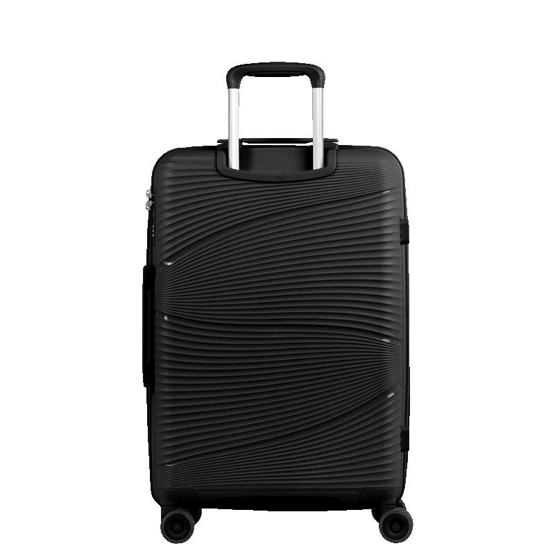 Mala de Viagem Média com Rodas 360º PP Joy - Preto Preto 4