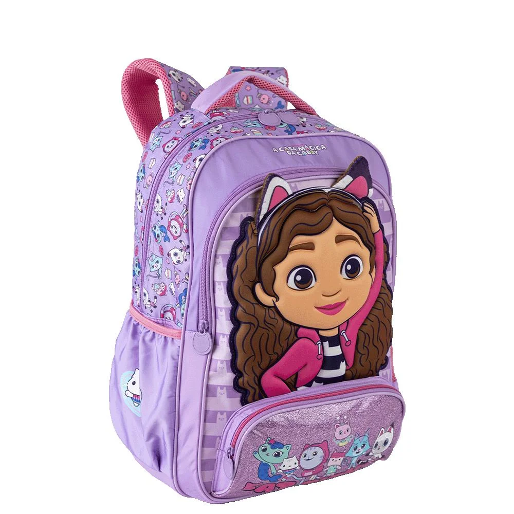 Mochila Grande Gabby - Cattitude Roxo 2