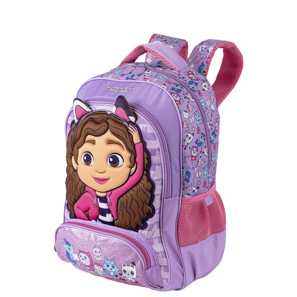 Mochila Grande Gabby - Cattitude Roxo 3