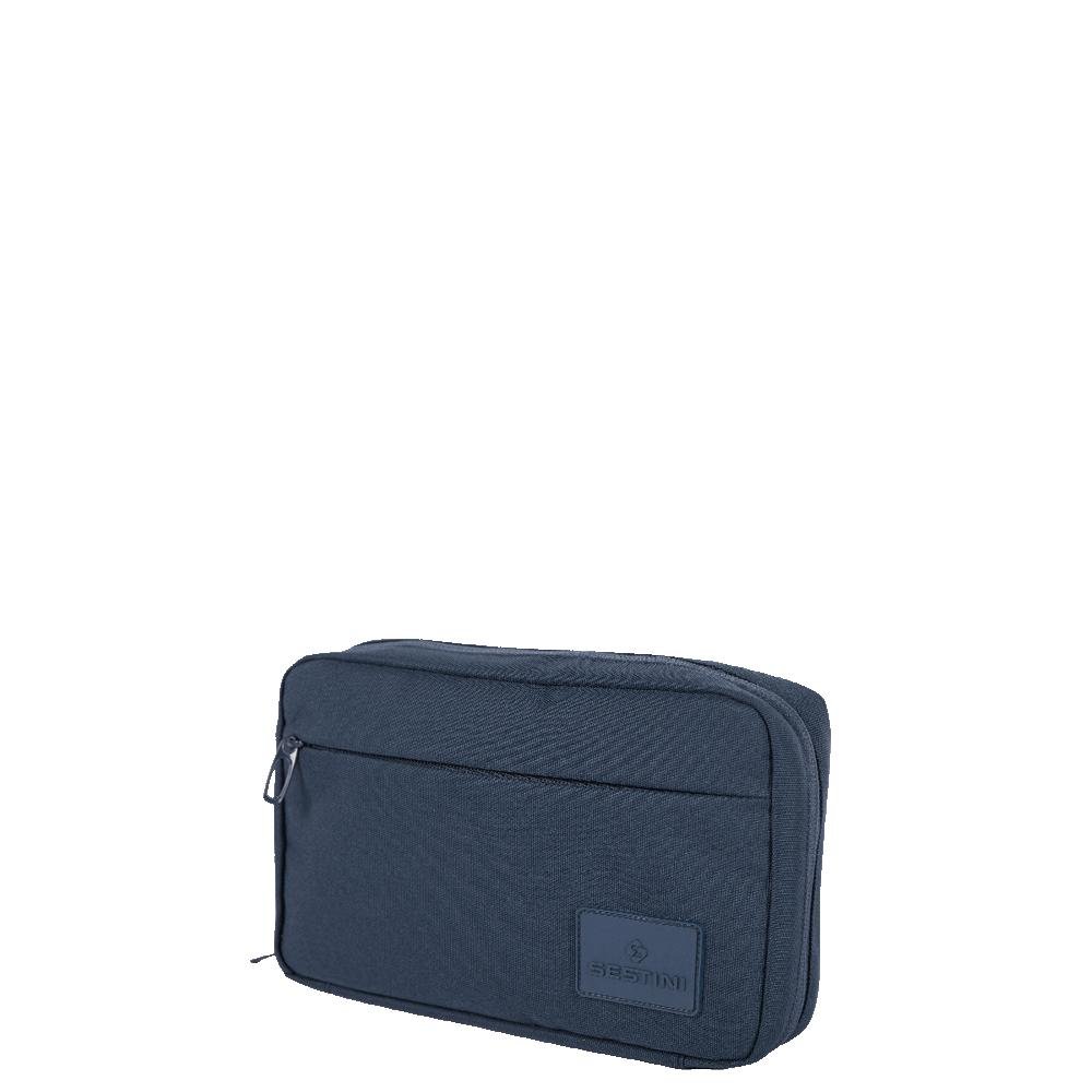 Necessaire Organizador de Cabos e Acessórios Eletronicos Azul - Marinho Azul 3