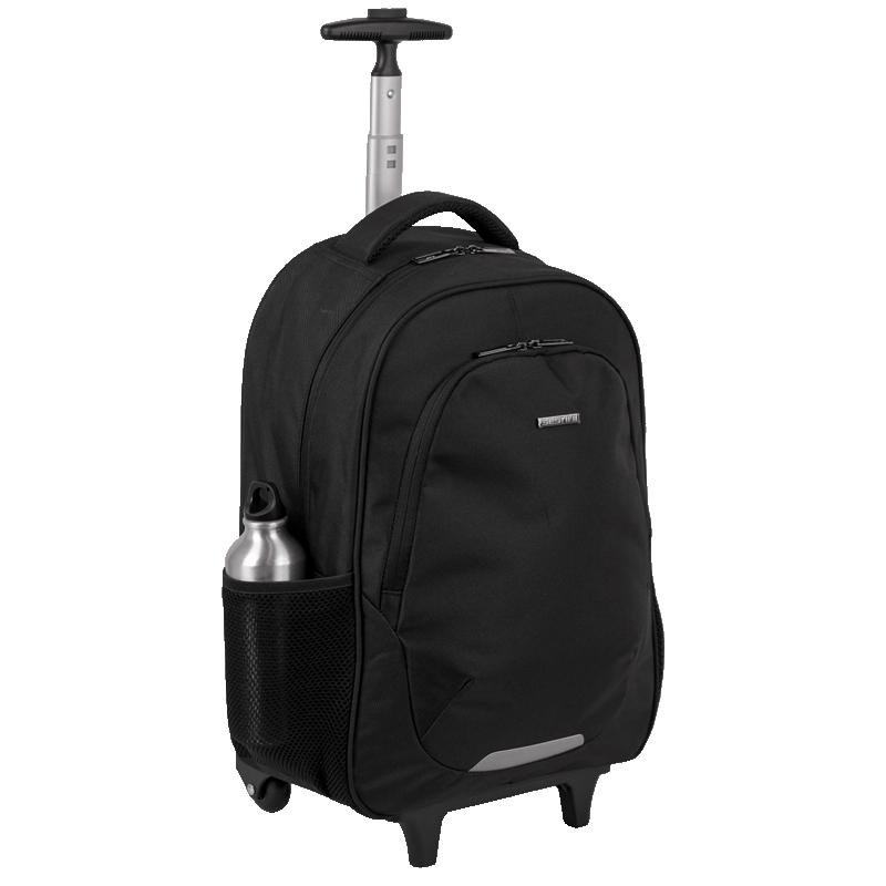 Mochila Carrinho Grande Notebook 15,6 Sestini Connect - Preto Preto 5