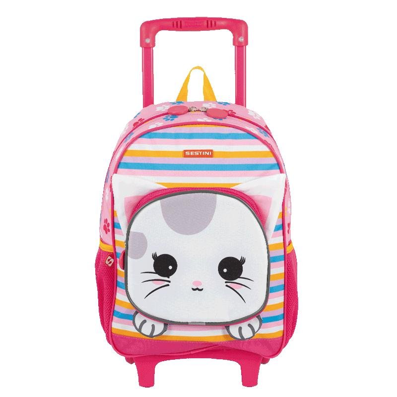 Mochilete Média Sestini Kids Cat 4 - Colorido