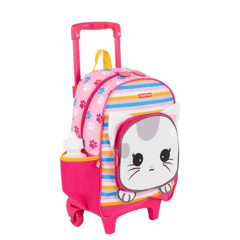 Mochilete Média Sestini Kids Cat 4 - Colorido Multicores 9