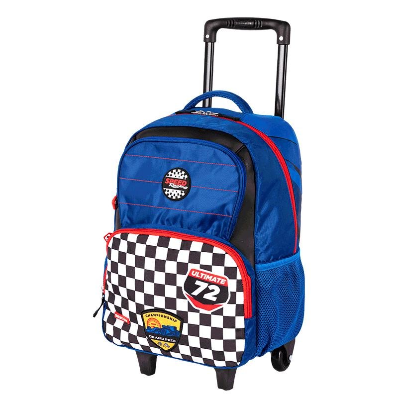 Mochilete Grande Sestini Racing - Colorido Azul 3